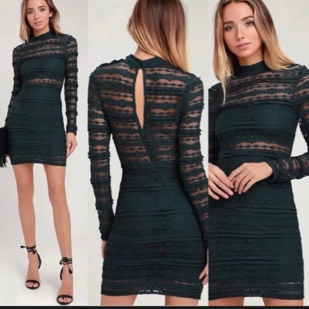 Lulus Lush Reece Black Midi